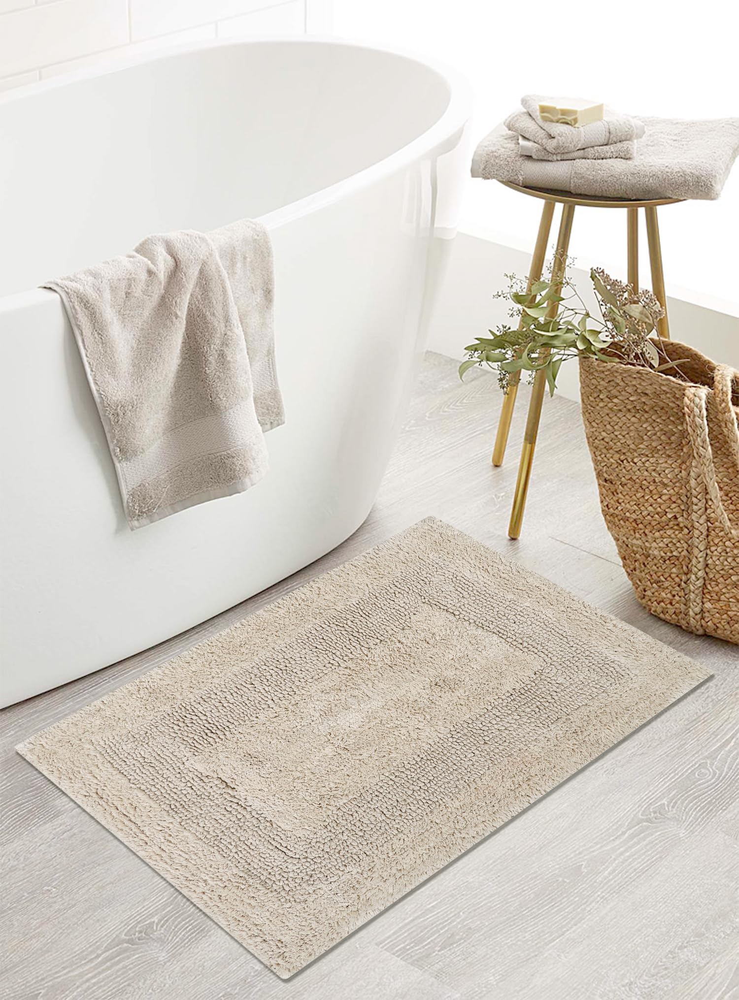 Linen Cotton Bathmat