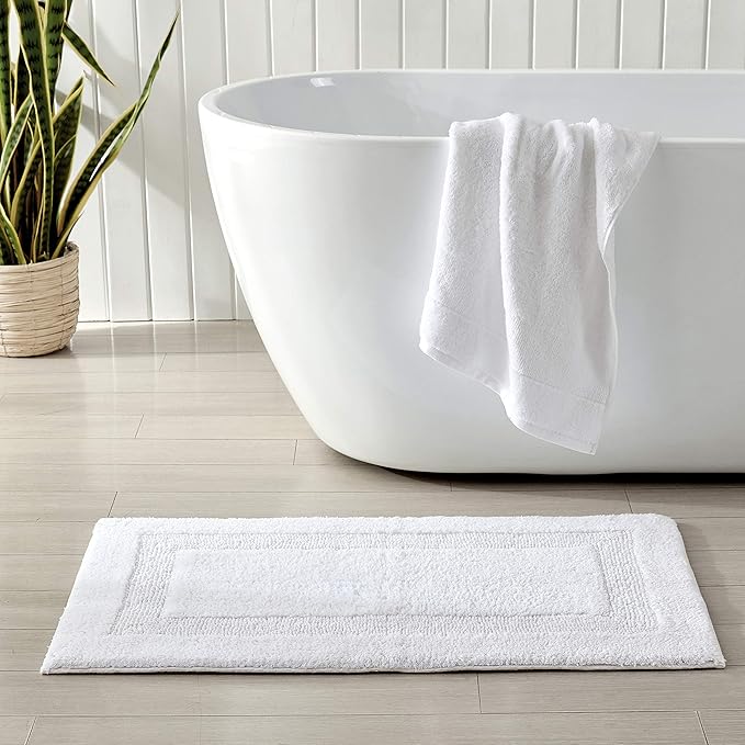 White Cotton Bathmat